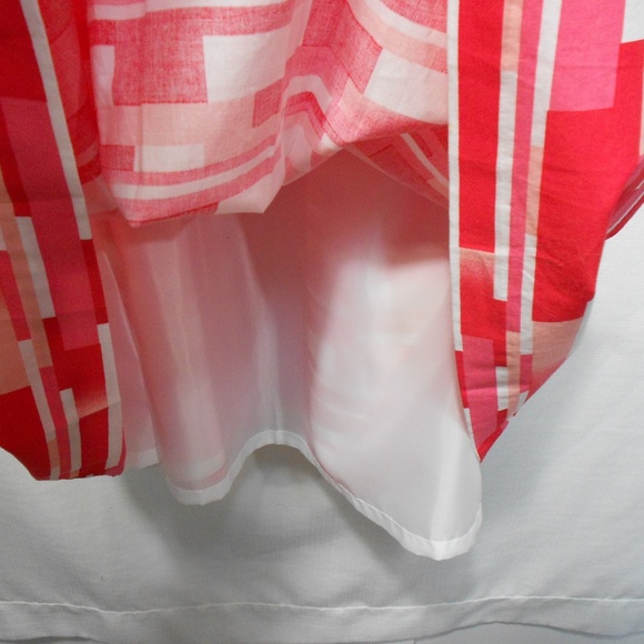 Covington Pink Retro Print Fit and Flare Dress - Picture 4 of 4